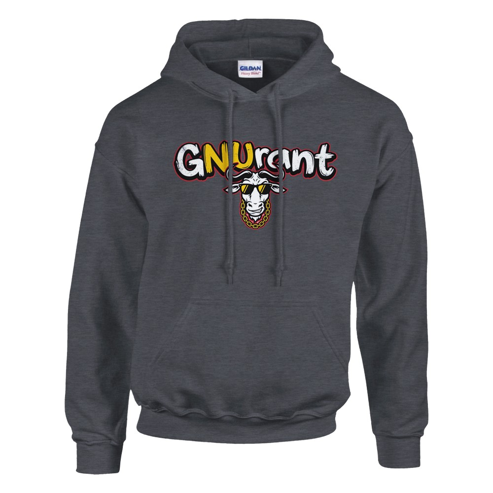 Felpa GNUrant — Dark Heather (XL)